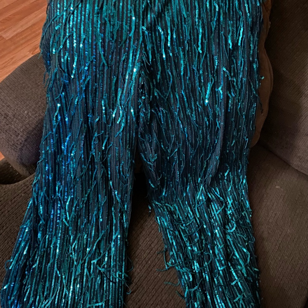 Turquoise pants size 4 brand new